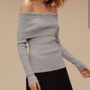Aritzia Wilfred Over-the-shoulder sweater